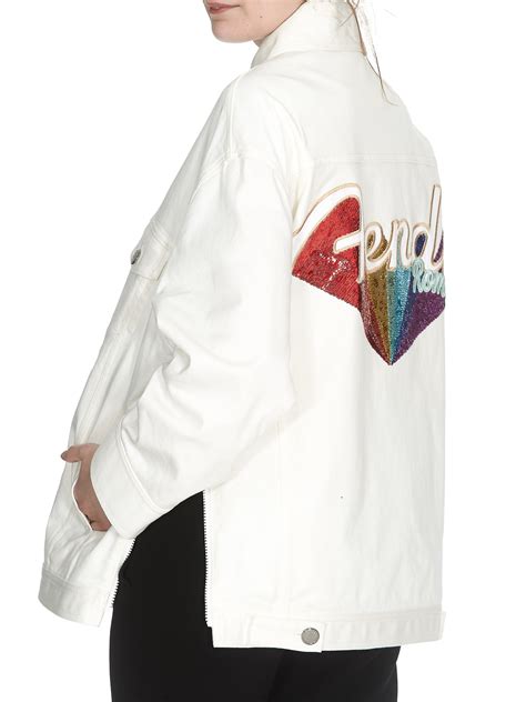 fendi rainbow puffer jacket|fendi puffer jacket men.